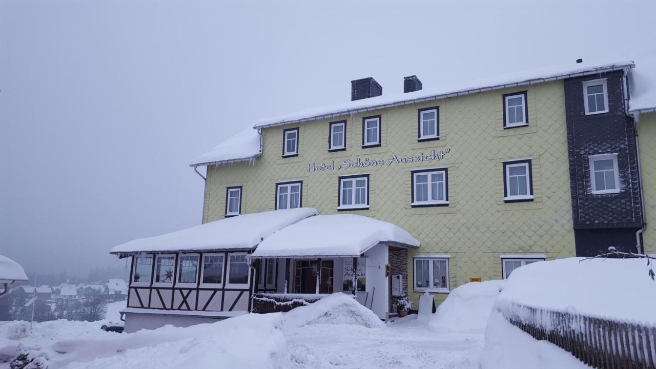 Hotel Schoene Aussicht Masserberg Exteriér fotografie